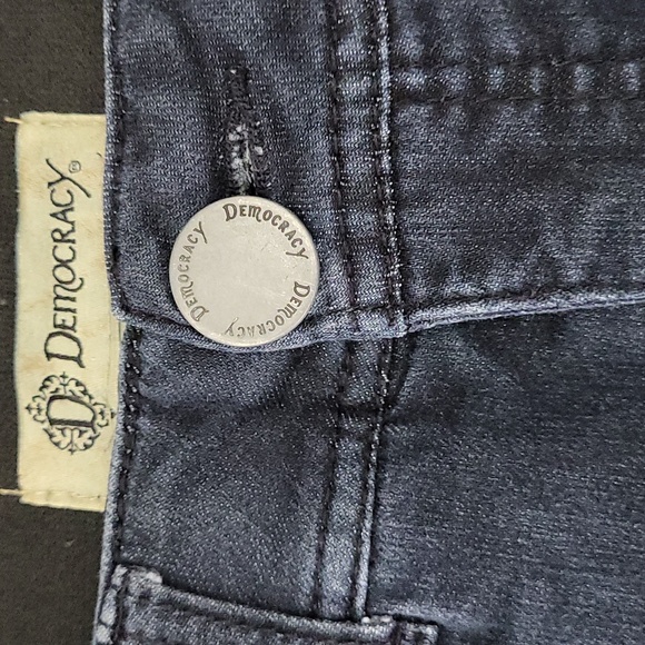 🛍Democracy Womens 6 Ab Technology Dark Wash Denim Jeans Cotton Tapered Leg - Picture 4 of 8